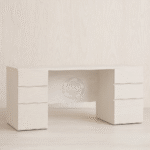 مكتب بوحدتين ادراج خشب مودرن - Image 3