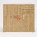 جزامة مودرن – 3 ضلف + 2 درج – خشب كونتر طبيعي – OGM - Image 2